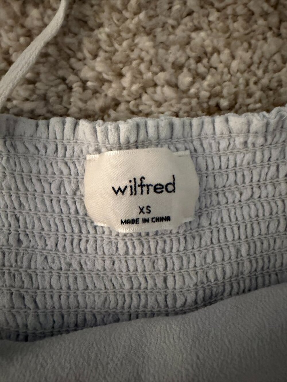 Wilfred (Aritzia) Linen Cropped Tank Top - Picture 2 of 4